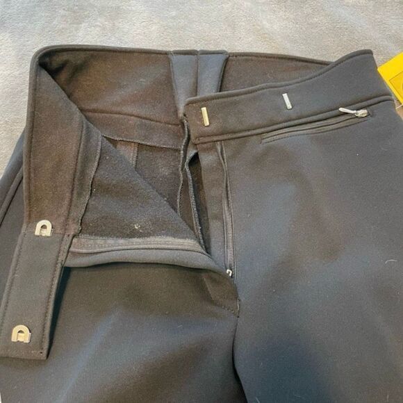 Vintage CB Sports Ski Snowboard Pants Black Wool Nylon Stretch Lycra Snow 12 - Picture 10 of 10
